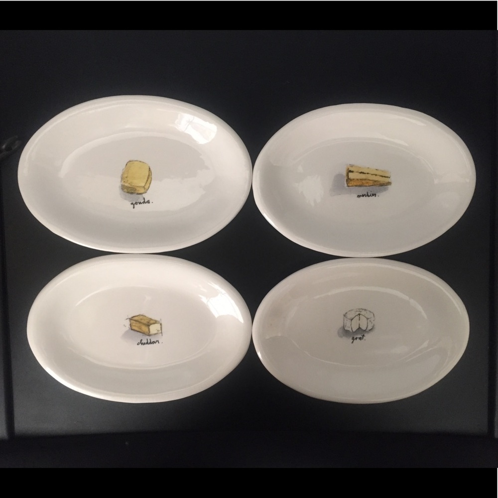 Set of Rae Dunn Cheese Ovals